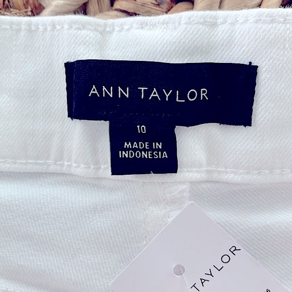 Ann Taylor White Slim Boot Jean - Picture 14 of 16